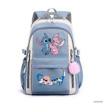 Lilo ir Stitch Kuprinė Moteris Vyras Didelės Talpos Vandeniui Atspari Kolegijos Mokyklos Kuprinė Madinga Moteris Vyras Nešiojamojo Kompiuterio Mokyklos Kuprinė[HK] multi