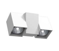 Brosline 2295 - sieninis taškinis šviestuvas CUBE 2xGU10/10W/230V baltas