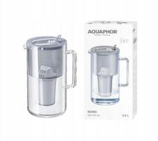 Aquaphor Nord A5 Grey Glass filter jug, pilkas