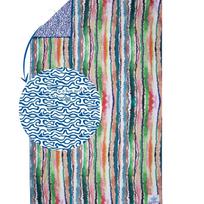 SooBluu Wavy paplūdimio / kelioninis rankšluostis 100X160