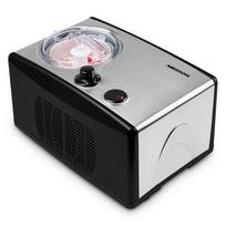 MEDION Product Code: MD 18387 Ice Cream Maker, 1.5 L, 150 W, Black, Silver