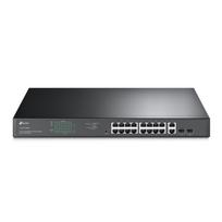 TP-LINK JetStream 16-Port Gigabit Easy Smart PoE+ komutatorius/šakotuvas su 2 SFP juntimis (TL-SG1218MPE)