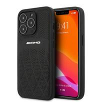 AMG odinė kreivų linijų dėklas iPhone 13 Pro Max - juodas