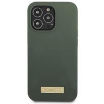 Guess GUHMP13XSPLA iPhone 13 Pro Max 6.7" žalias/khaki kietas dėklas su silikoniniu logotipo ženklu MagSafe