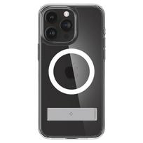 Spigen Ultra Hybrid S MagSafe dėklas su stovu iPhone 15 Pro - skaidrus
