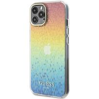 Guess IML Facetuotas Veidrodis Disco Iridescentis dėklas iPhone 12/12 Pro - daugiaspalvis