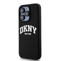 DKNY Skystas Silikoninis Baltas Spauduotas Logo MagSafe dėklas iPhone 13 Pro / 13 - Juodas