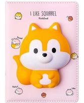 Užrašų knygelė SQUISHY „Squirrel“, 128 lapų