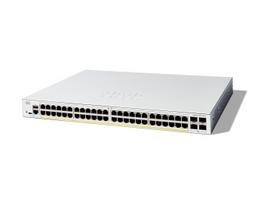 Cisco  Catalyst 1200-48P-4X Smart Switch, 48 Port GE, PoE, 4x10GE SFP+, Limited Lifetime Protection (C1200-48P-4X) | C1200-48P-4X | 0889728521758