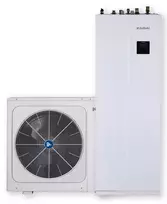 SET AIR-WATER SPLIT HEAT PUMP OUTDOOR/INDOOR 16KW R32+ HOT WATER STORAGE TANK 240L