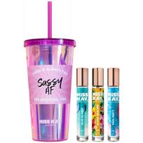Miss Kay Tumbler Cup Kit parfumuoto vandens rinkinys (Aloha Beaches EDP, 25 ml +  Blue Islands EDP, 25 ml +Pool Party EDP, 25 ml)