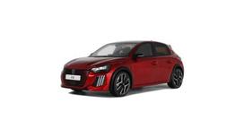 Diecast Modelis Otto Ot1163 Peugeot 208 Gt Hybrid Red Elixir 2024 1/18
