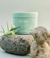 Mizon Pore Fresh drėkinantys pilingo diskeliai veidui, 30 vnt.