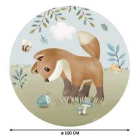 Little Dutch Apvalus sienos lipdukas 'Forest Friends'