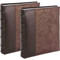 Victoria Collection Album B 10x15/200M Flower-3, brown 2pcs 10238