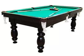 Pulo stalas Elegant 8' pėdų (245x145cm) žalias audinys, su komplektacija
