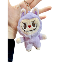 NAUJIENA! Pliušinis Labubu monsters pakabukas - violetinis