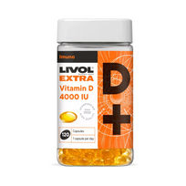 Livol Extra D vitaminas 4000 TV – Stipri D vitamino dozė 120 kapsulų