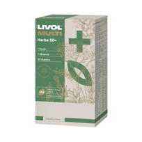 Livol Multi Herba 50+ – Vitaminai, mineralai ir augalų ekstraktai po 50 metų amžiaus