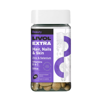 Livol Extra Plaukams, Nagams ir Odai – Vitaminų kompleksas plaukams, nagams ir odai (90 tablečių)