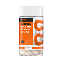 Livol Extra C 400 mg – Kramtomasis C vitaminas imuninei sistemai (50 pastilių)