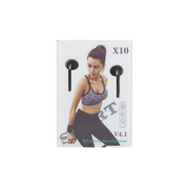 Bluetooth belaidžiai ausinukai sportui X10 - baltos