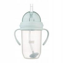 Neišsipilanti gertuvė su šiaudeliu Canpol Babies, 6 mėn+, 270 ml, žalia