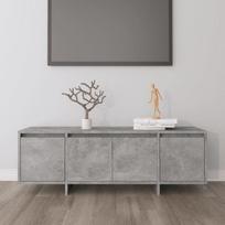 vidaXL Televizoriaus spintelė, betono pilka, 120x30x40,5cm, MDP, Pilka