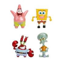 Miniatūrinės figūrėlės Jada Sponge Bob, 4 vnt.