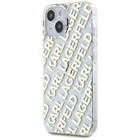 Karl Lagerfeld IML Fullover Logo dėklas iPhone 15 / 14 / 13 - auksinis