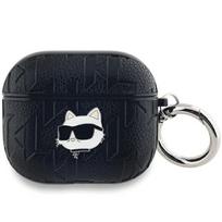 Karl Lagerfeld Monogram Choupette Head dėklas AirPods 3 - juodas