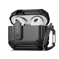 Tech-Protect X-Carbo dėklas AirPods Pro 1 / 2 - Juodas