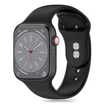 Tech-Protect Silikoninė Apyrankė Apple Watch 4 / 5 / 6 / 7 / 8 / 9 / SE (38 / 40 / 41 mm) - Juoda