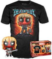 Figūrėlės ir marškinėlių rinkinys FUNKO POP & Tee: Deadpool - Heavy Metal (M)
