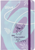 Užrašinė Disney STITCH, A5, 80g, 80 l., linijomis, su guma - Nėra Autoriaus
