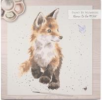 Tapyba pagal numerius WRENDALE Born to be Wild (Fox) 40X40 CM.
