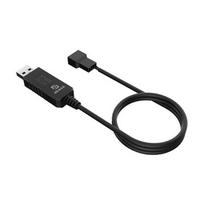Akasa 5V zu 12V DC Step-Up Voltage Konverter Kabel – USB zu 3-Pin & 4-Pin, 60cm