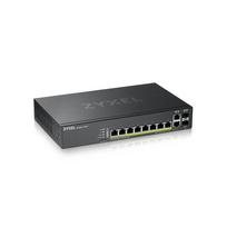 ZyXEL GS2220-10HP 8-Port + 2x SFP/Rj45 Gigabit L2 managed PoE+ Switch, 180W | 50100074427 | 4718937607402