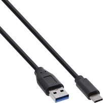 USB kabelis InLine USB-A - USB-C 2 m Black (B-35712) | B-35712 | 4043718304790