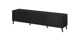 Spintelė RTV NOVA 186x40x48 matinė Black | NOVA RTV CZ | 5903815006548