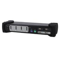 Equip KVM Switch DM 4-Port 4xUSB/4xVGA/4xUSB-Audio   Black | 331544 | 4015867176245