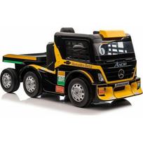 Vaikiškas elektromobilis Mercedes su priekaba XMX622B Yellow LCD | 4247 | 5904665994276