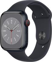 Išmanusis laikrodis Apple Watch 8 GPS + Cellular 45mm Midnight Alu Sport Black (MNK43FD/A) | MNK43FD/A | 194253180814