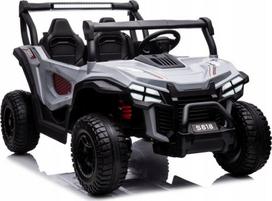 Vaikiškas elektromobilis Lean Cars Auto Na Akumulator S618 Grey 4x4 | 13546 | 5905323217867