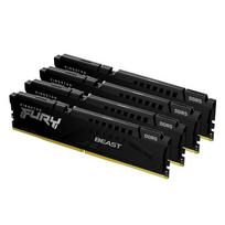 DDR5  64GB PC 6000 CL40 Kingston KIT (4x16GB) FURY Beast Bl retail | KF560C40BBK4-64 | 0740617335217