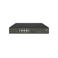 LevelOne GES-2110P Hilbert 10 prievadų Gigabit PoE išmanusis Lite valdomas L2 jungiklis, 8x PoE 130W, 2x SFP | GES-2110P | 4015867229217