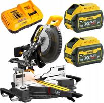 Dewalt XR FLEXVOLT Akku-Paneelsäge DCS781X2, 54Volt, Kapp-und Gehrungssäge (gelb/Black, Li-Ionen Akku 54Volt 3Ah oder 18Volt 9Ah, 162 Wh) | DCS781X2-QW | 5054905310646