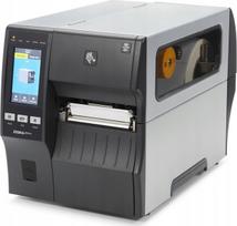 Etiķešu printeris Zebra TT Printer ZT411; 4", 300 dpi, Euro and UK cord, Serial, USB, 10/100 Ethernet, Bluetooth 4.1/MFi, USB Host, Peel w/ Full Rewind, EZPL | ZT41143-T4E0000Z | 8596375235397
