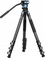 Stovas Sirui Sirui anglies pluošto trikojis komplektas su vaizdo galva L-324F + VA-5X | L-324F+VA-5X | 6952060071190