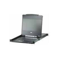 Perjungiklis Aten KVM perjungiklis ATEN CL6708MW 43 cm LCD, USB-DVI, 8 prievadų, vokiečių klaviatūros išdėstymas | 14.01.6818 | 4719264643804
